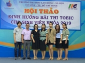 CSII - Trường ĐH Lao động - Xã hội và Tổ chức Giáo dục IIG Việt Nam tổ chức Hội thảo Định hướng bài thi TOEIC cho sinh viên khóa 2019